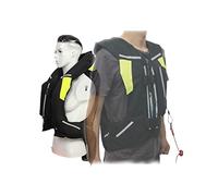 Chaleco Airbag Alta Visibilidad Chaleco Con Airbag Para Moto Para Hombre Broches Ajustables Para Equipo De Conducción Liviano Chaqueta Unisex Para Todas Las Estaciones ( Color : Black , Size : 3XL )