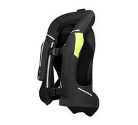 Chaleco Airbag Profesional Para Motocicleta, Chaleco Airbag Con Tira Reflectante Para Motocross, Chaqueta Airbag Moto, Protege Espalda, Cintura, Caderas, Vértebras Cola,Negro,XXXL
