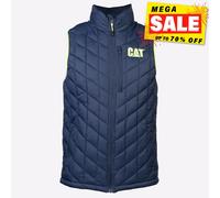 Chaleco Aislante Con Cremallera Para Hombre Caterpillar Color Marino