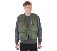Alpha Industries Utility Vest Jackets Talla S/M - Verde oliva