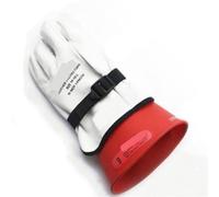 Chaleco Antibalas Guantes aislantes, guantes de piel oveja resistentes a cortes externos, cuero a eléctricos