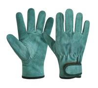 Chaleco Antibalas Guantes de trabajo cuero for hombre, ideales for soldadura, construcción, jardinería y trabajos pesados. Resistentes a pinchazos, al desgaste, antideslizantes resistentes a cortes(L)