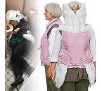 Chaleco AnticaíDa Inteligente, Chaqueta Airbag PortáTil Para Personas Mayores Con AplicacióN Para Ver Datos De Ejercicio, Reutilizable Para Personas Con Problemas De Salud,Pink(Ms)-XL