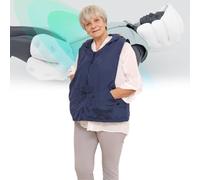 Chaleco anticaída inteligente con airbag para prevenir caídas accidentales. Ropa anticaída inteligente para personas mayores. Tejido ligero y transpirable para la recuperación postoperatoria,Blue-XXL