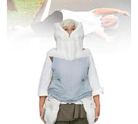 Chaleco anticaída inteligente para personas mayores con protección integral. Chaleco anticaída con airbag que se abre en 0,08 segundos para la recuperación posoperatoria.,Gray-L