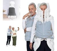 Chaleco AnticaíDas Inteligente Para Personas Mayores, Ligero Y PortáTil, Con Airbag Y Alarma De Monitoreo Remoto Para Personas Con Movilidad Reducida,Blue(Ms)-XXL