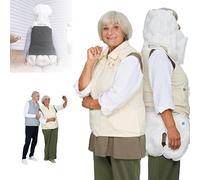 Chaleco AnticaíDas Inteligente Para Personas Mayores, Ligero Y PortáTil, Con Airbag Y Alarma De Monitoreo Remoto Para Personas Con Movilidad Reducida,Beige(Ms)-S