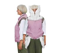 Chaleco anticaídas para ancianos, cinturón de protección contra caídas de despliegue rápido, despliegue de 0.08 segundos para cabeza y caderas, aplicación para rastrear datos de ejercicio