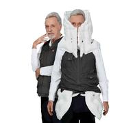 Chaleco anticaídas para ancianos, cinturón de protección contra caídas de despliegue rápido, despliegue de 0.08 segundos para cabeza y caderas, aplicación para rastrear datos de ejercicio