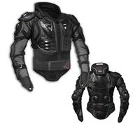 Chaleco anticaídas para Motocross, para jóvenes y Adultos, para Motocicletas, ATV, Ciclismo, Protector de Columna Vertebral, Ropa Deportiva de Enduro, Carreras, Motocross,Black-XXL