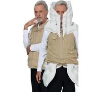 Chaleco Anticaídas Para Personas Mayores. Chaqueta Inteligente Con Airbag Para Ciclismo. Protección Tridimensional De 320°. El Airbag Se Activa En 0.08 S Y Se Posiciona,Khaki-M