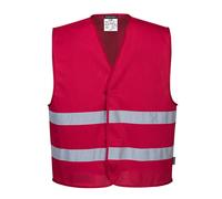 Chaleco avisador verde MeshAir Iona ROJO S/M Visibilidad y CONFORT