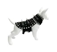 Chaleco blindado para Perro de Sastre, Chaqueta antimordaza | Construcción de Tela Oxford Duradera, Hebilla Ajustable, Ajuste Ajustable, Capa Ligera con Clavos Afilados para la Defensa del Ataque de