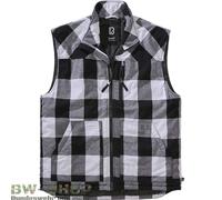 CHALECO BRANDIT LUMBER FORRADO ASPECTO LEÑADOR INVIERNO CHALECO A CUADROS CAZ...