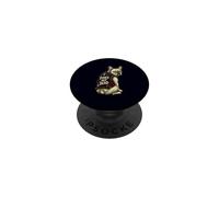 Chaleco Bulldog Francés Punk Rock Rosas Rojas Perro Arte Broma PopSockets PopGrip Adhesivo
