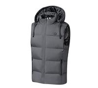 Chaleco Calefactable Hombre Mujer,Impermeable Chaqueta Calefactable con 7 Zonas Calefactables 3 Niveles de Temperatura USB Chaleco Termico Electrico Talla Grande Ropa Calefactable Invierno