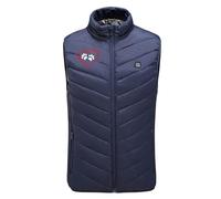 Chaleco calefactable para mujer y hombre, chaleco térmico eléctrico con 3 niveles de temperatura, chaleco térmico con 9 zonas de calentamiento, chaqueta calefactable, unisex, sin mangas, cuello alto,