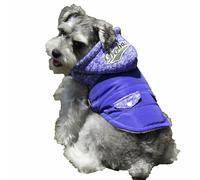 Chaleco cálido para perros "Bello" GogiPet, azul con capucha