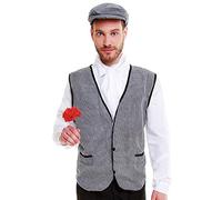 Chaleco Chulapo Hombre【Tallas Adultos S a XL 】[Talla - L] Disfraz Chulapos Madrileño San Isidro Fiestas Feria