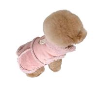 Chaleco clásico de color sólido para perro, para otoño e invierno, de lana, cálida, para mascotas, chaqueta pequeña y mediana con hebilla de tracción, ropa de terciopelo (un color, XL)