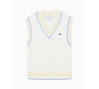Chaleco con logo Relaxed Lacoste para hombre Blanco XS