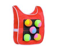 Chaleco con pelota esquivada - Juego de juego Dodgeball 30 x 43 cm, uso intensivo | Bolas de forro polar con tejido Oxford resistente, chaleco con etiqueta para niños, gimnasio, jardín