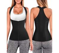 Chaleco corrector de postura para la espalda y la cintura, moldeador de abdomen, para la columna vertebral, el hombro y la parte superior de la espalda, Medium, Negro