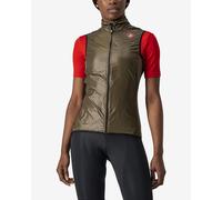 Chaleco cortavientos Castelli Aria marrón musgo mujer - L