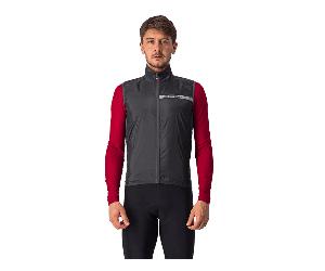 Chaleco Cortavientos Castelli Squadra Stretch Negro, Talla XS