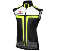Chaleco cortavientos Evolution 2.0 negro-amarillo neón