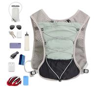 Chaleco de agua fluido, chaleco de hidratación, mochila reflectante de agua impermeable de 5 l | Ligero, secado y transpirable, ajustable, accesorios deportivos y al aire libre para equipos de
