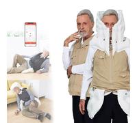 Chaleco de airbag anticaídas para personas mayores, chaqueta protectora inteligente de rehabilitación con alarma de monitoreo remoto por aplicación
