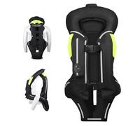 Chaleco de airbag para motocicleta con inflado de 0.3S, columpio trasero plegable, protección de cuello y cola para motocross, carreras de bicicleta
