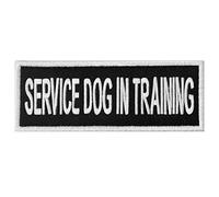 Chaleco de alerta de perro de servicio con emblema bordado de gancho y lazo SERVICE DOG IN TRAINING