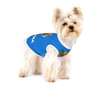 Chaleco de algodón con estampado completo de la bandera del estado de Oklahoma para mascotas, ropa para perros y gatos, suave, elástico, transpirable, para mascotas