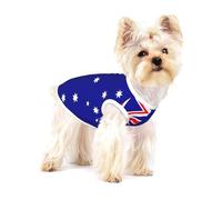 Chaleco de algodón para perros pequeños con la bandera de Australia, talla M, transpirable, suave y cómoda, ropa para mascotas para gatos y perros
