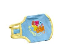 Chaleco de algodón para perros pequeños y grandes, camisola suave, ropa de dibujos animados, pijama de primavera