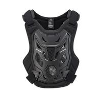 Chaleco de Armadura de Motocross para Todas Las Estaciones, protección Corporal para Motocicleta DH Dirt Bike MTB MX, Protector de Pecho y Espalda Compatible con Hombres y Mujeres(Black)