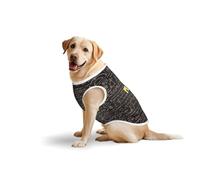 Chaleco de camisa para perro con estampado de matemáticas escolares, camisetas elásticas de algodón suave sin mangas, ropa transpirable para perros grandes (3xl-5XL)