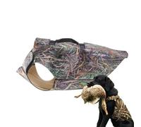 Chaleco de camuflaje para perros, chaleco de caza ajustable para perros pequeños a grandes, chaleco de entrenamiento y seguridad, duradero para perros para aventuras al aire libre, diseño reflectante