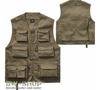 CHALECO DE CAZA BRANDIT CHALECO DE PESCA DE 13 BOLSILLOS CHALECO EXTERIOR DEL...