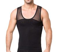 Chaleco de compresión para el Pecho para Hombre, Ropa Moldeadora Adelgazante para Abdomen, recortador de Barriga, Moldeador sin Mangas para Perder Peso