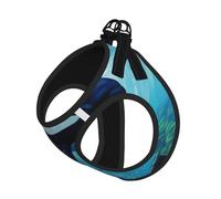 Chaleco de correa para mascotas con estampado de ballenas asesinas, para perros pequeños, ajustable y cómodo, esencial para gatos y cachorros