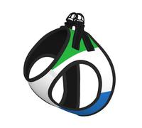 Chaleco de correa para mascotas con estampado de bandera de Sierra Leona, para perros pequeños, ajustable y cómodo, esencial para gatos y cachorros