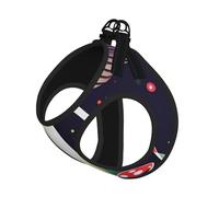 Chaleco de correa para mascotas con estampado de hongos mágicos, para perros pequeños, ajustable y cómodo, esencial para gatos y cachorros