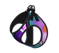 Chaleco de correa para mascotas con estampado de mariposas y flores, para perros pequeños, ajustable y cómodo, esencial para gatos y cachorros