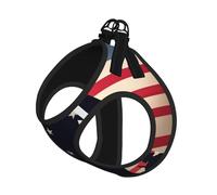 Chaleco de correa para mascotas con estampado patriótico de soldados militares de EE. UU., para perros pequeños, ajustable y cómodo, esencial para gatos y cachorros