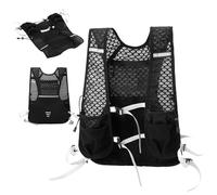 Chaleco de correr, mochila reflectante de hidratación, ultraligera y transpirable, unisex, mochila para correr, senderismo, senderismo, ciclismo, carreras, maratón, artículos esenciales para maratones