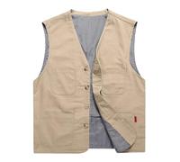 Chaleco de cuello para mujer, chaqueta informal sin mangas, prenda exterior ligera para uso diario en primavera y otoño. De Cuero Abrigos Y Chaquetas Mujer