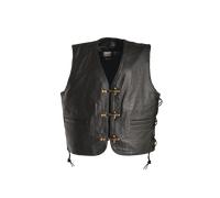 Chaleco de cuero Richa Gilet Sadic Negro10XL Negro